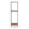 Hello Honey® Natural & Black Modern Metal & Wood Wall Shelf